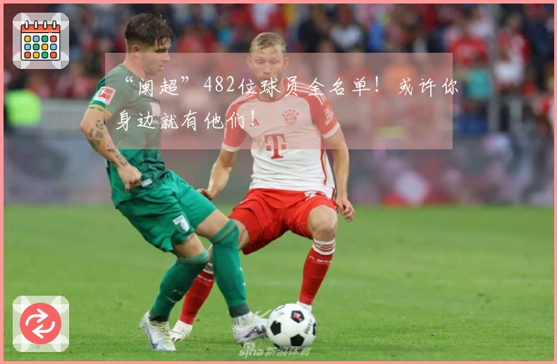 “闽超”482位球员全名单！或许你身边就有他们！